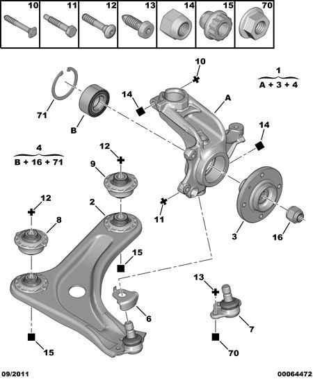 PEUGEOT 3520 T3 - Wahacz, zawieszenie koła parts5.com