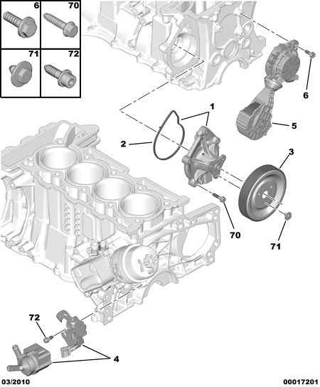 CITROËN 1201 N0 - Additional Water Pump parts5.com