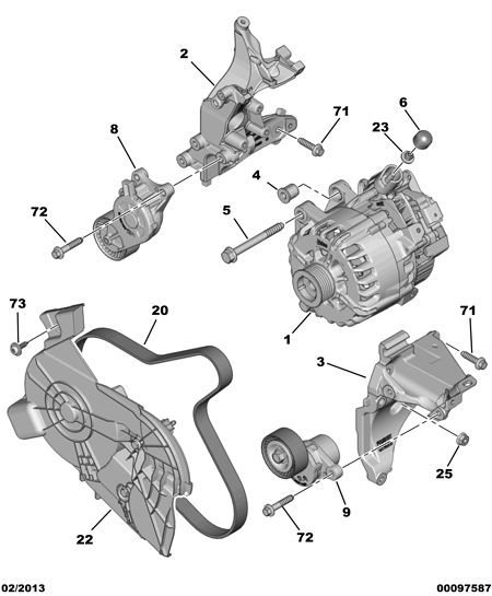 CITROËN 96 746 461 80 - Generator / Alternator parts5.com