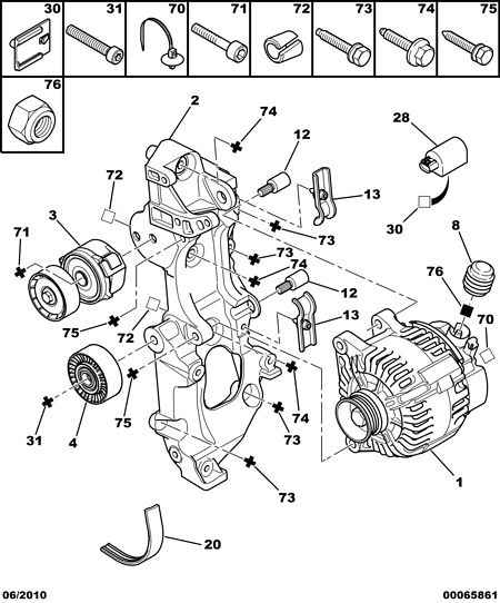 PEUGEOT 5751.G0 - Tensor de correa, correa poli V parts5.com