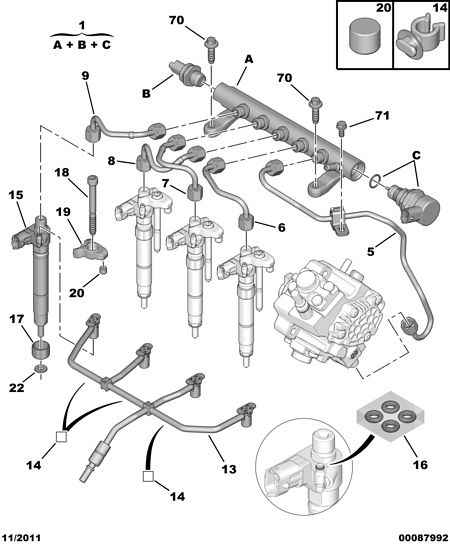 DS 1981.43 - ENGINE INJECTOR SEAL parts5.com