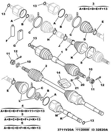 PEUGEOT 3297 29 - Lożisko kolesa - opravná sada parts5.com