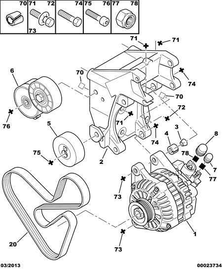 CITROËN 5751.55 - Set curea transmisie cu caneluri parts5.com