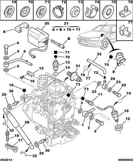 CITROËN 1680 76 - Brake Hose parts5.com