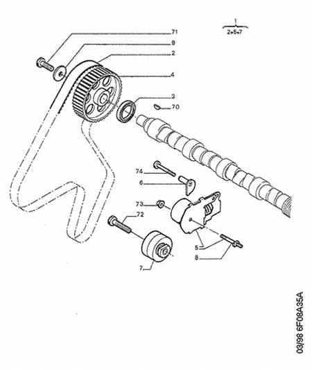 PEUGEOT 0830.37 - Rola ghidare / conducere, curea distributie parts5.com