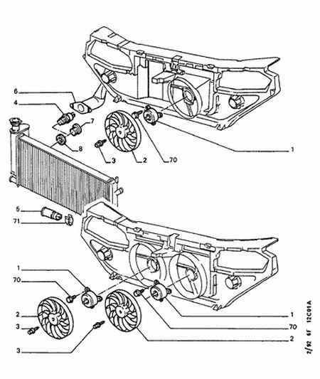 CITROËN 1254 70 - Větrák, chlazení motoru parts5.com