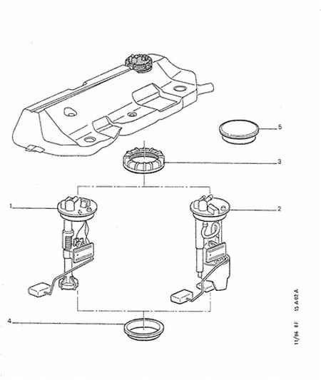 CITROËN 1525.45 - Palivové čerpadlo parts5.com