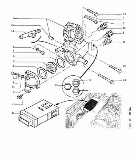 PEUGEOT 1338 11 - Thermostat, coolant parts5.com