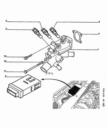 PEUGEOT (DF-PSA) 1338 55 - Senzor, temperatura rashladne tečnosti parts5.com