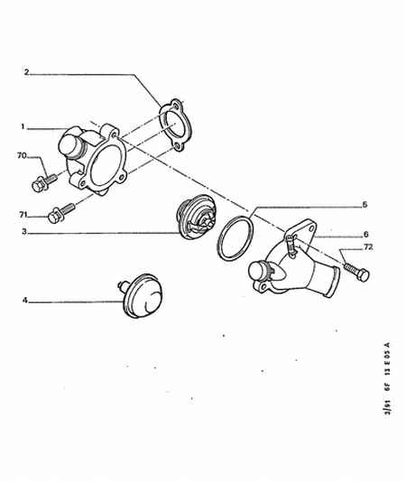 PEUGEOT 1338.12 - Termostato, refrigerante parts5.com