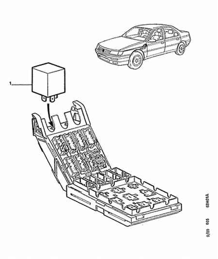 PEUGEOT 6323 24 - Modul semnalizare parts5.com