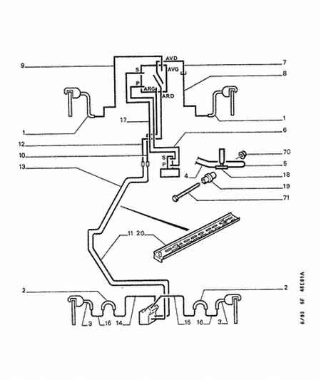 PEUGEOT 4806 47 - Przewód hamulcowy elastyczny parts5.com