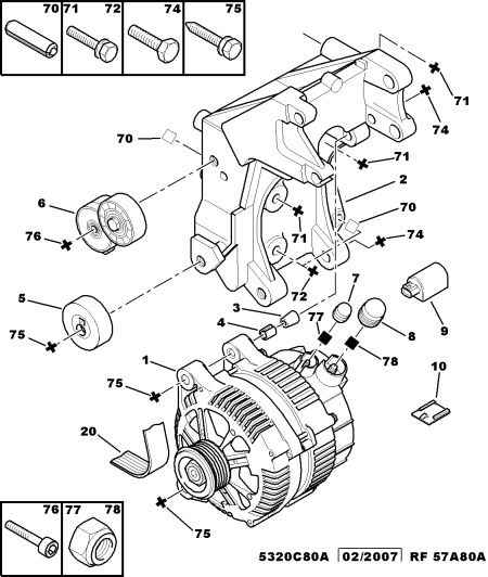 PEUGEOT 5705 AR - Generator / Alternator parts5.com