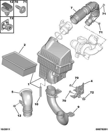 PEUGEOT 1444 TE - Zracni filter parts5.com