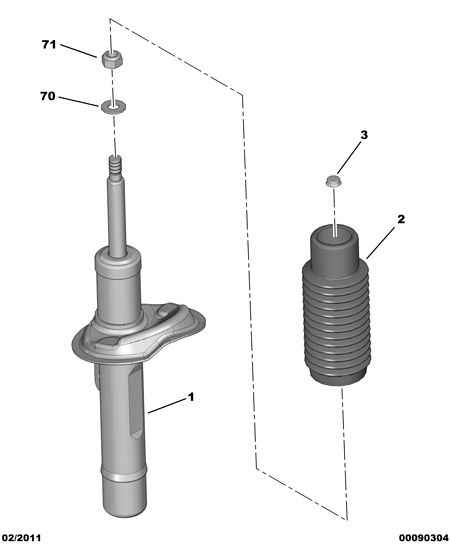 CITROËN 5202 GJ - Amortisör parts5.com