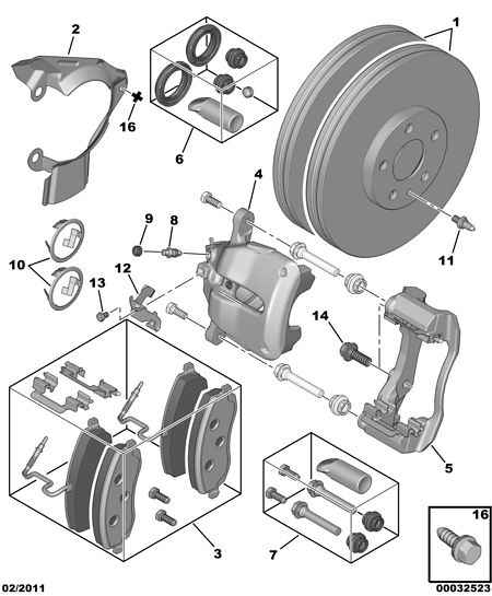 PEUGEOT (DF-PSA) 4246 P1 - Zavorni kolut parts5.com