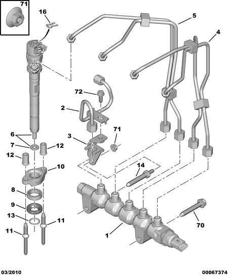 PEUGEOT 1981.85 - Termoizolaciona ploča, sistem za ubrizgavanje parts5.com