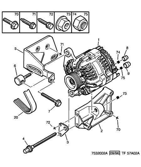 PEUGEOT 5705 5Z - Генератор parts5.com