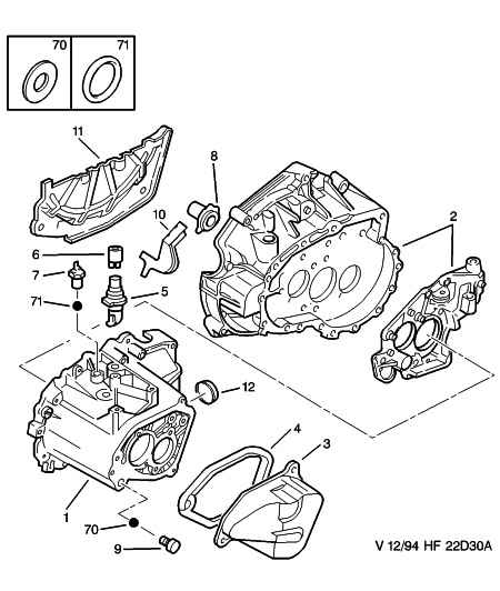 CITROËN 2257.40 - Switch, reverse light parts5.com