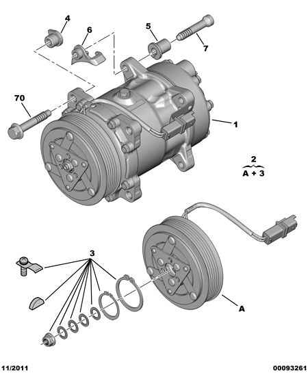 CITROËN 6453.TK - Kompresor, klimatyzacja parts5.com