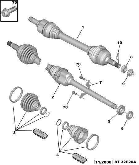 CITROËN 3273 QK - Joint Kit, drive shaft parts5.com