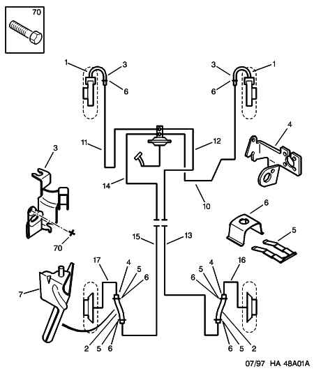 CITROËN 4806 63 - Спирачен маркуч parts5.com