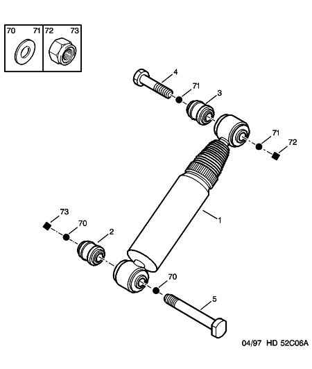 CITROËN (DF-PSA) 5206 N6 - Амортизатор parts5.com