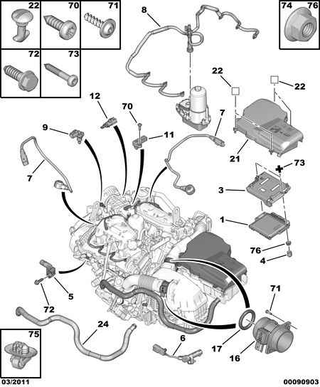 PEUGEOT 1338.E5 - Tunnistin, jäähdytysnesteen lämpötila parts5.com