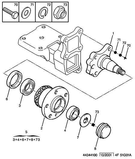 PEUGEOT 3350.25 - Komplet kolesnega lezaja parts5.com