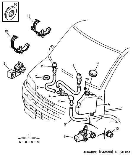 PEUGEOT 6434 69 - WINDOW WASH PUMP SEAL parts5.com