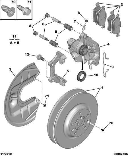 PEUGEOT (DF-PSA) 4254 A8 - Set placute frana,frana disc parts5.com