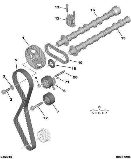 Mitsubishi 0830.51 - Usmeravajući / vodeći točkić, klinasti rebrasti kaiš parts5.com