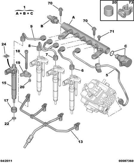 DS 16 068 717 80 - ENGINE INJECTOR SEAL parts5.com