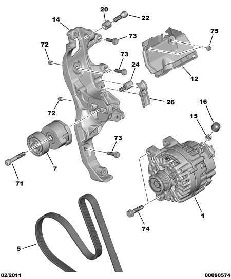 CITROËN 5750 YX - Pasek klinowy wielorowkowy parts5.com