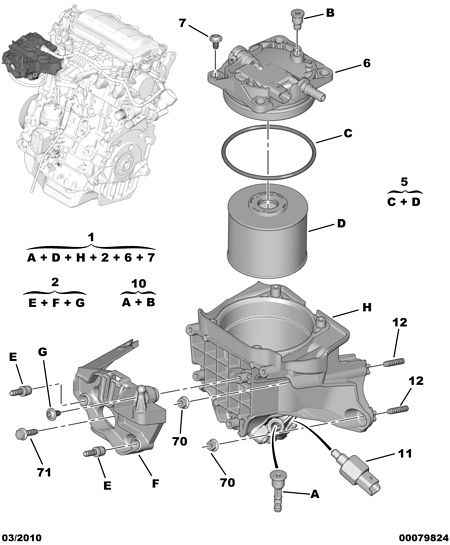 CITROËN/PEUGEOT 1906 A7 - Fuel filter parts5.com