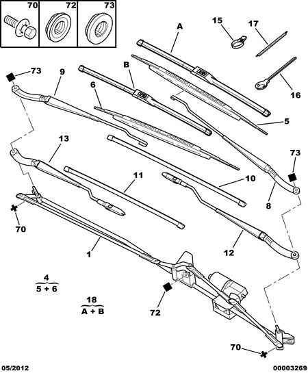 PEUGEOT 6426 VJ - Silecek süpürgesi parts5.com