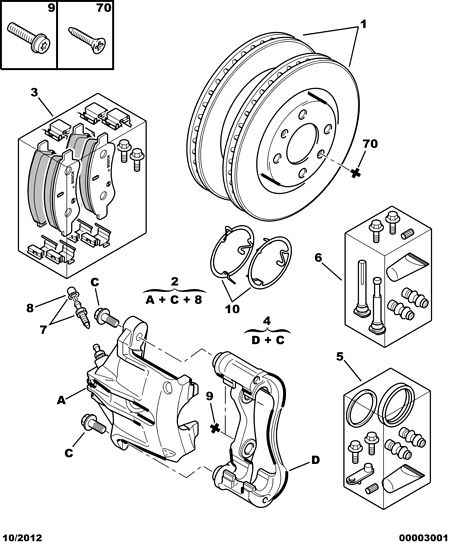 CITROËN (DF-PSA) 4254.71 - Set placute frana,frana disc parts5.com