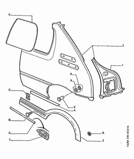 Bedford 8525 18 - Suport, toba esapament parts5.com