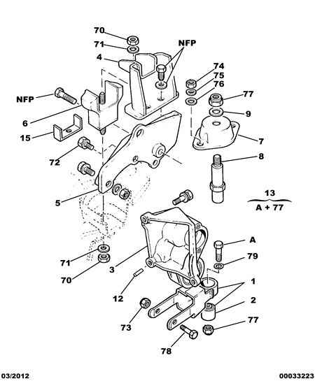 CITROËN 1807 57 - Yataklama, motor parts5.com