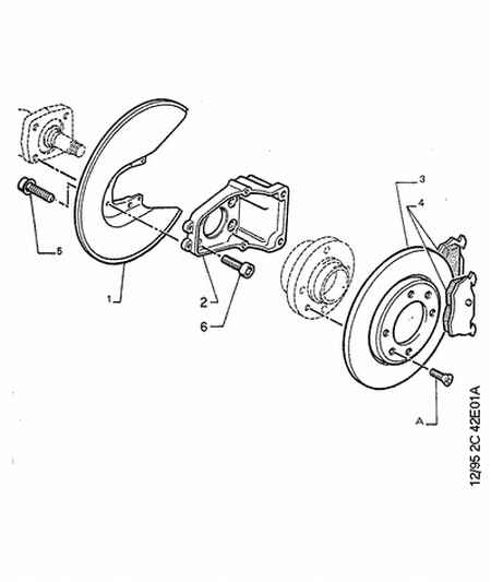 PEUGEOT 4253-11 - Bremsbelagsatz, Scheibenbremse parts5.com