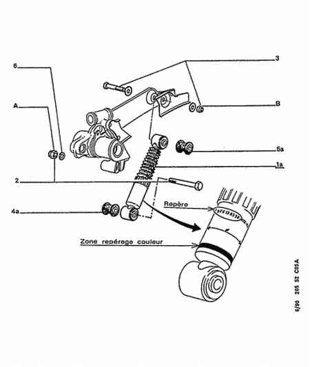 CITROËN 5206 45 - Iskunvaimennin parts5.com