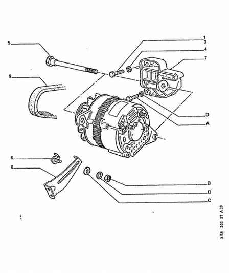 CITROËN 6923 23 - Csavar, kipufogó parts5.com