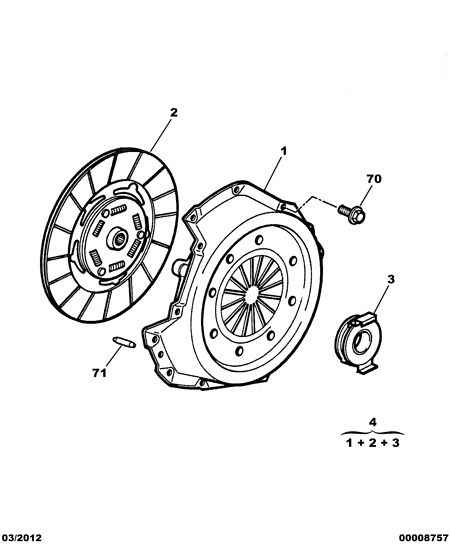 PEUGEOT 2052.93 - Clutch Kit parts5.com