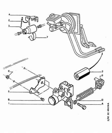 PEUGEOT (DF-PSA) 4861 45 - Regulator putere de franare parts5.com