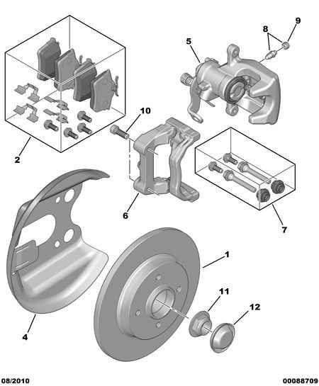 PEUGEOT 4254 44 - Set placute frana,frana disc parts5.com