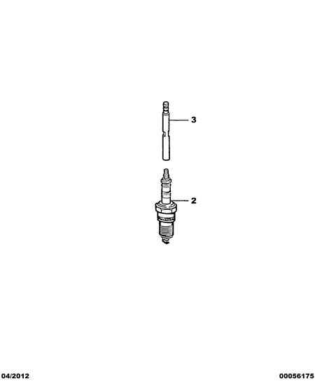 PEUGEOT 5962 13 - Zapaľovacia sviečka parts5.com