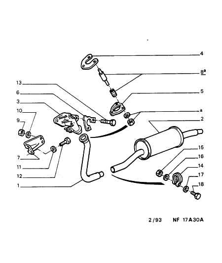 CITROËN 6936 35 - Piulita,galeria de evacuare parts5.com