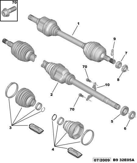 CITROËN 3273 LR - Drive Shaft parts5.com