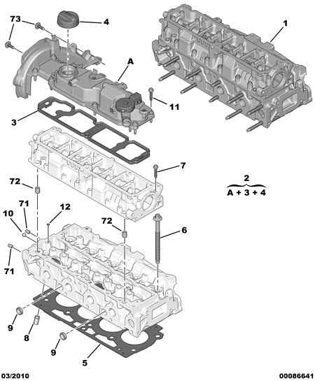 PEUGEOT 0209.JN - Gasket, cylinder head parts5.com