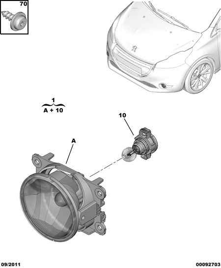 CITROËN 6216 H0 - Bec incandescent, bec lumina zi parts5.com